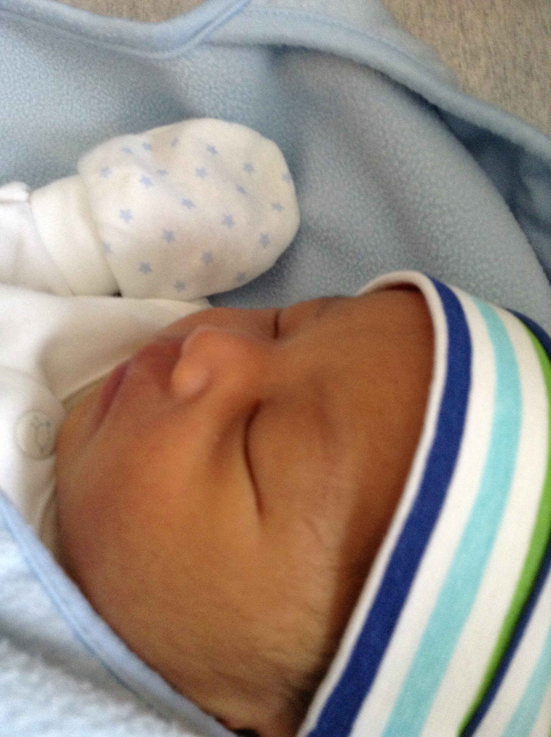 Olivia has a bouncing baby boy